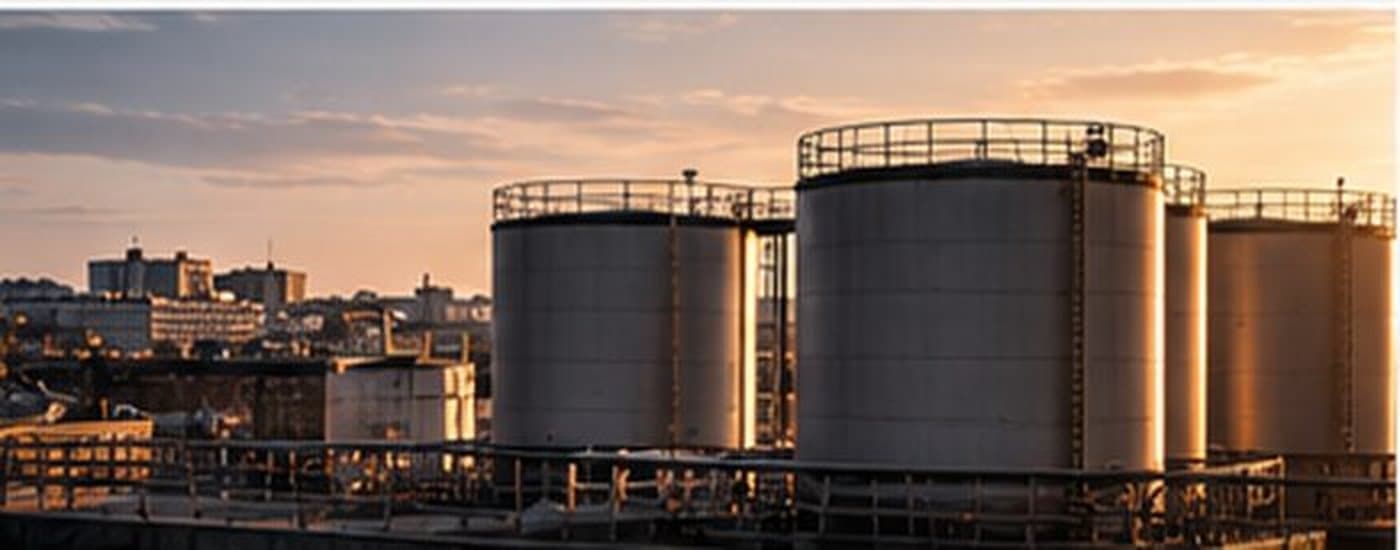 Energy infrastructure at a UK industrial site